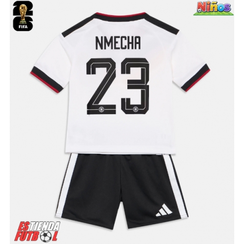 Alemania Felix Nmecha #23 Primera Equipación Niños Mundial 2026 Manga Corta (+ Pantalones cortos)